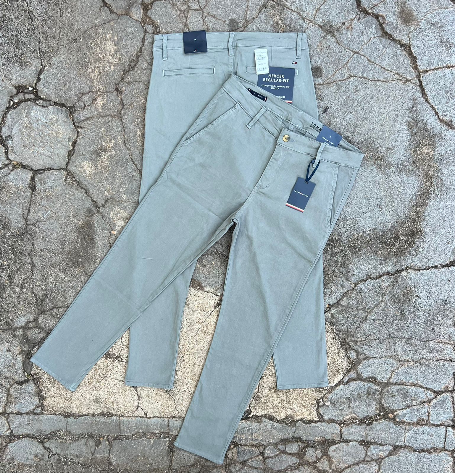 CALÇA SARJA TOMMY HILFIGER PREMIUM