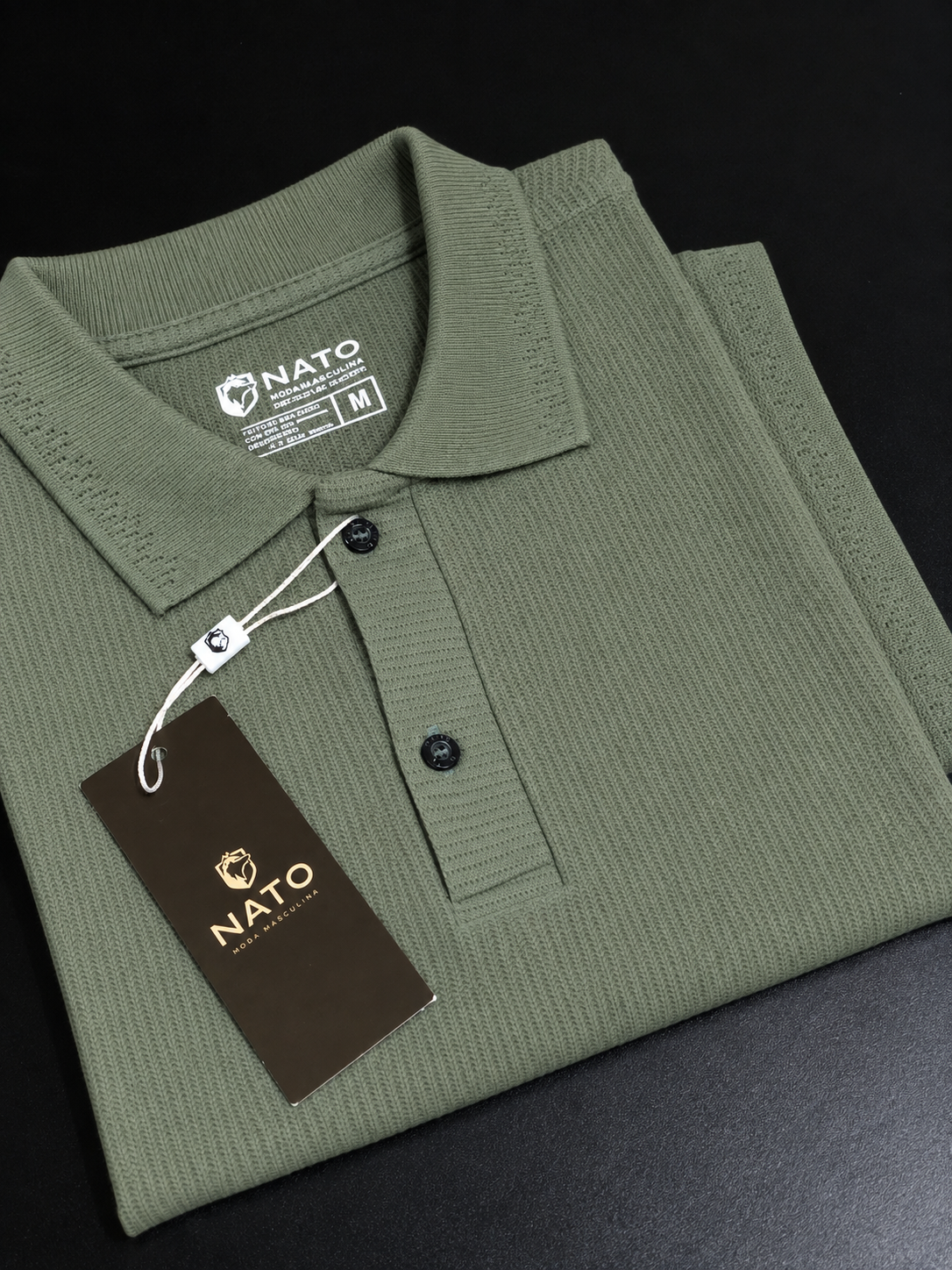 CAMISA POLO TEXTURIZADA NATO