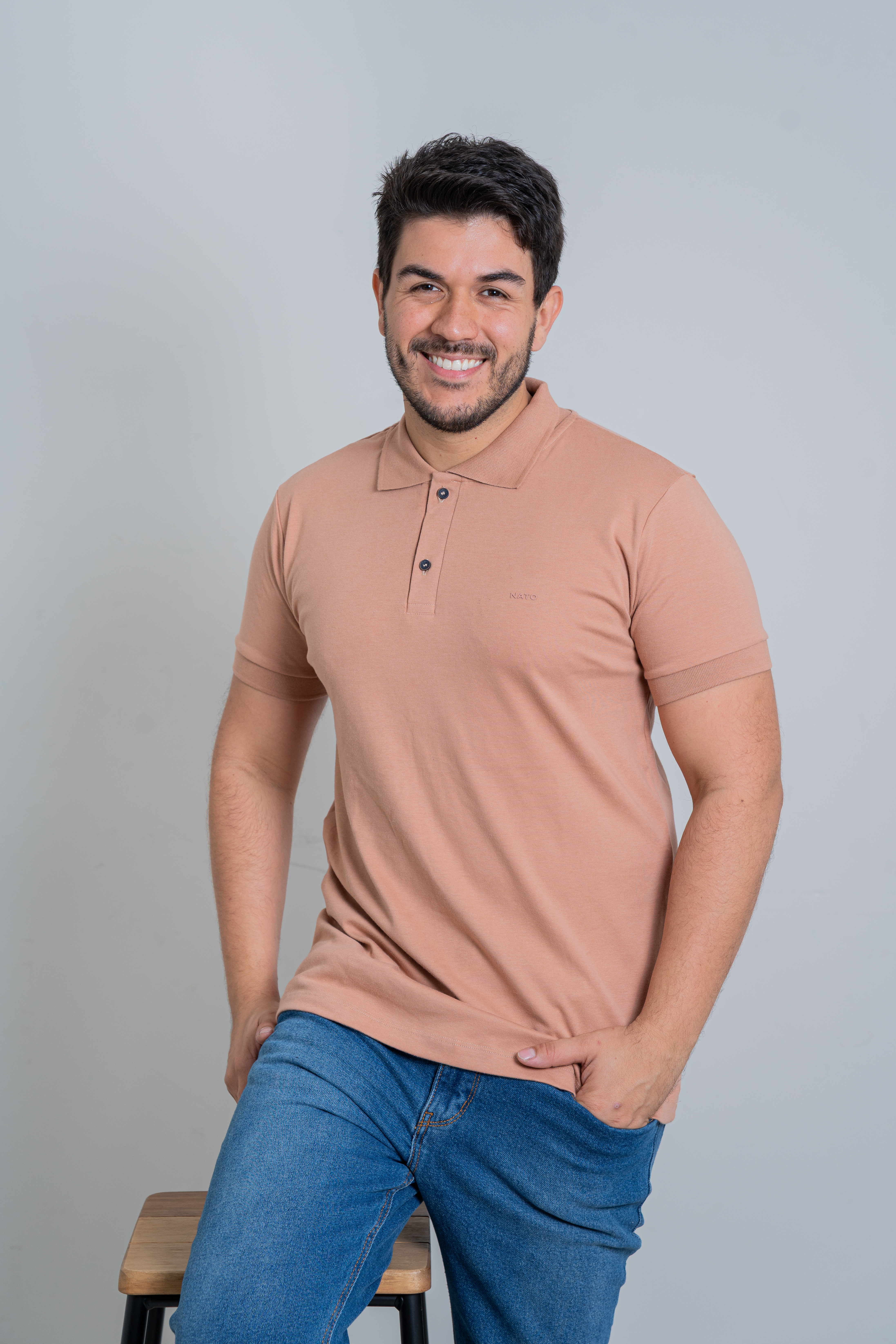 CAMISA POLO SUEDINE NATO