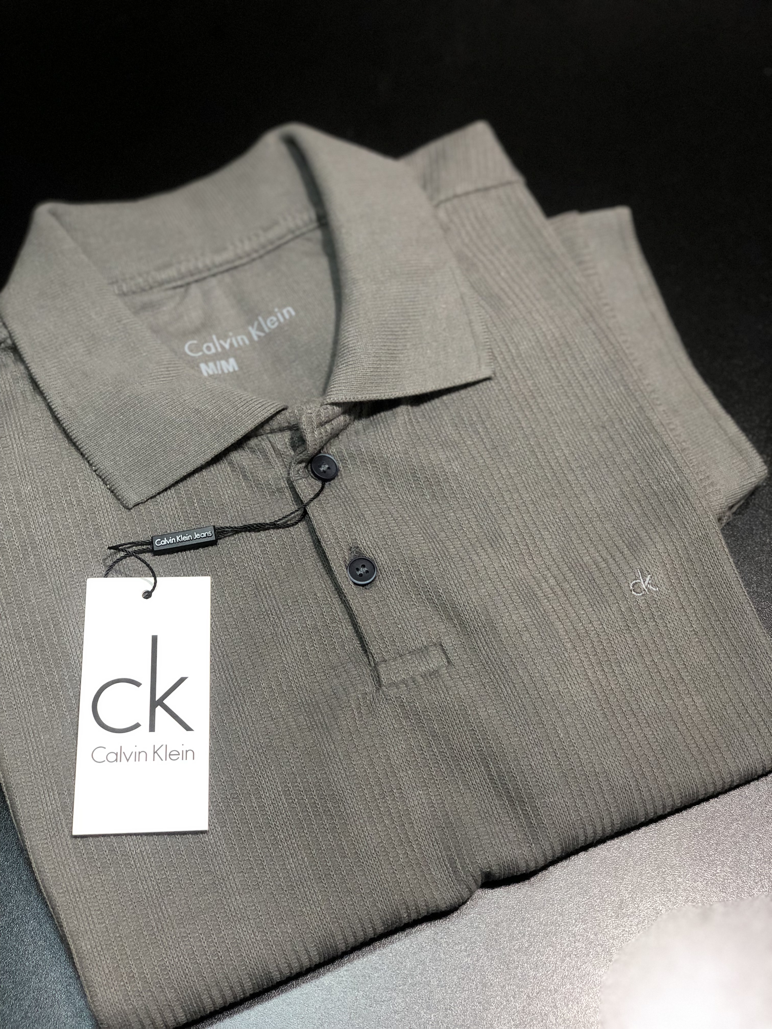 CAMISA POLO TEXTURIZADA CALVIN KLEIN