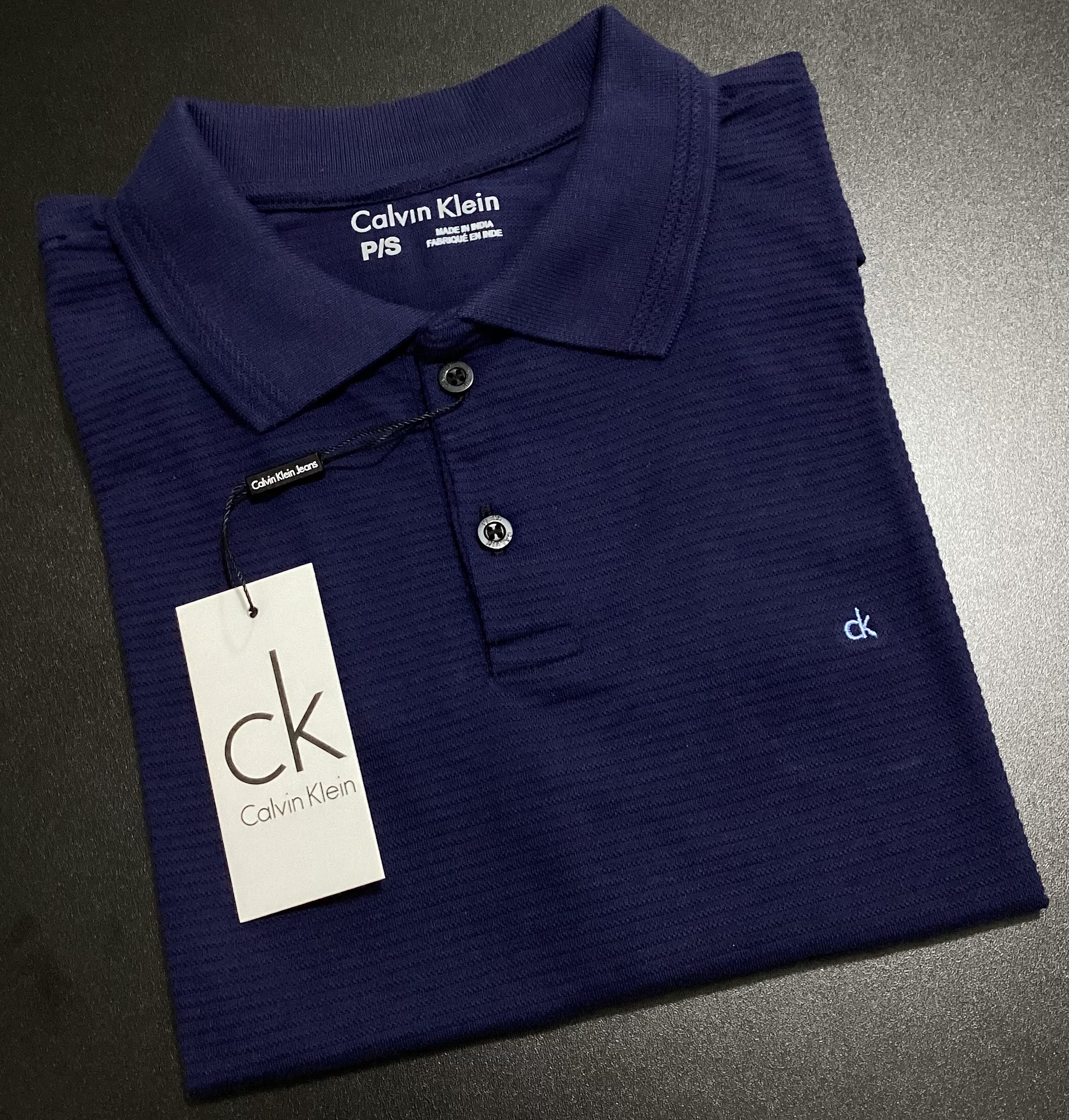 CAMISA POLO  TEXTURIZADA  CALVIN KLEIN