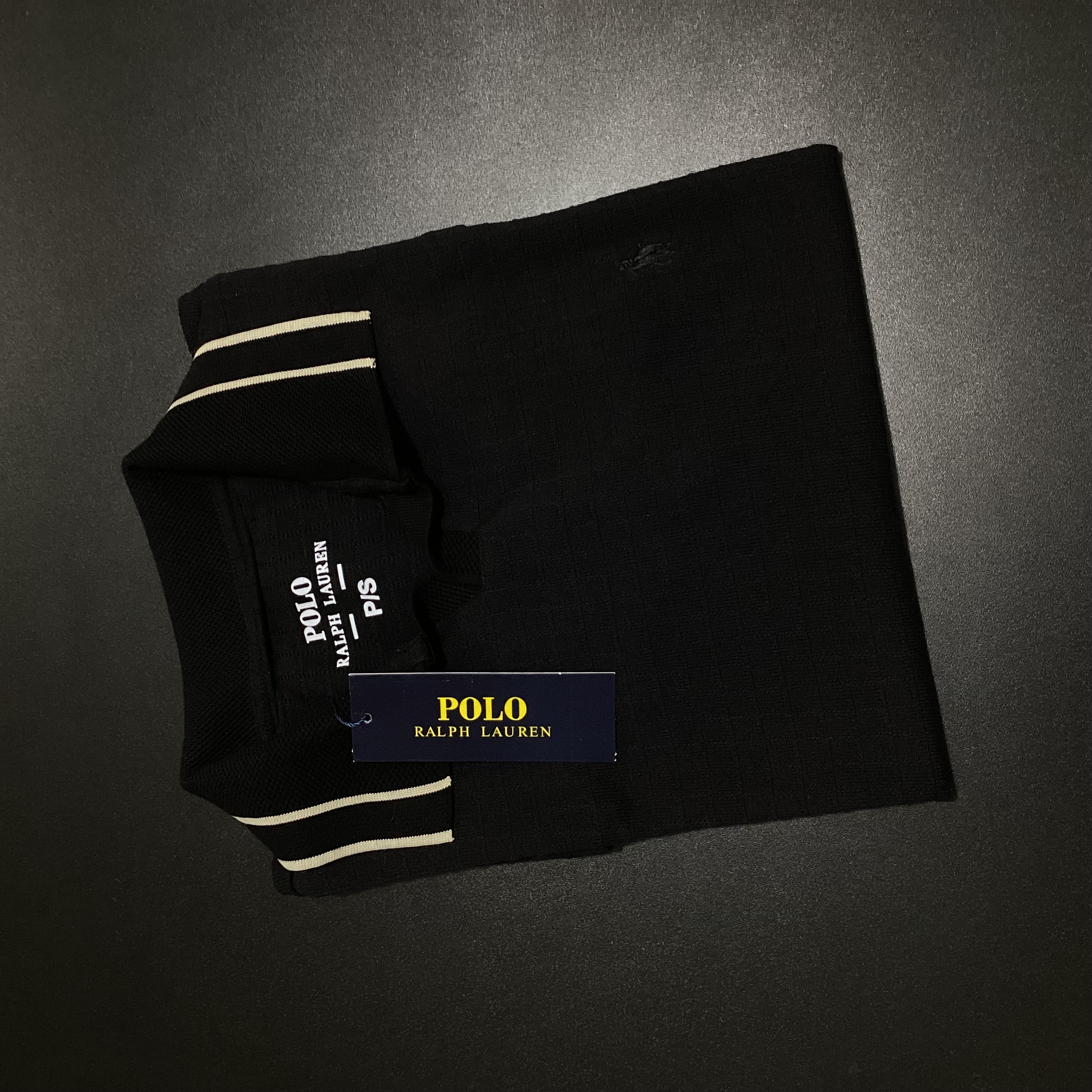 CAMISA POLO GOLA V TEXTURIZADA RALPH LAUREN