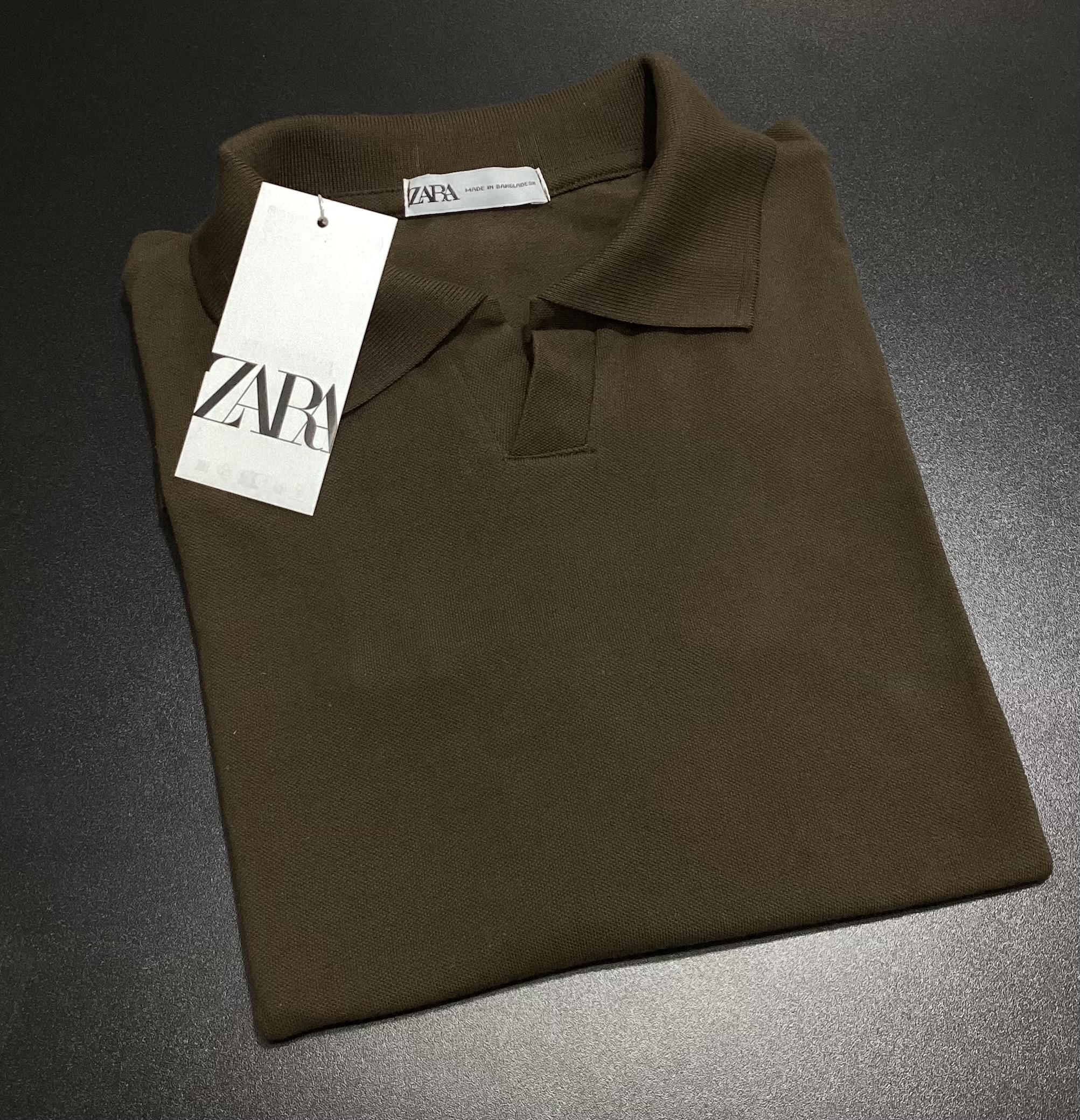 CAMISA POLO GOLA V ZARA