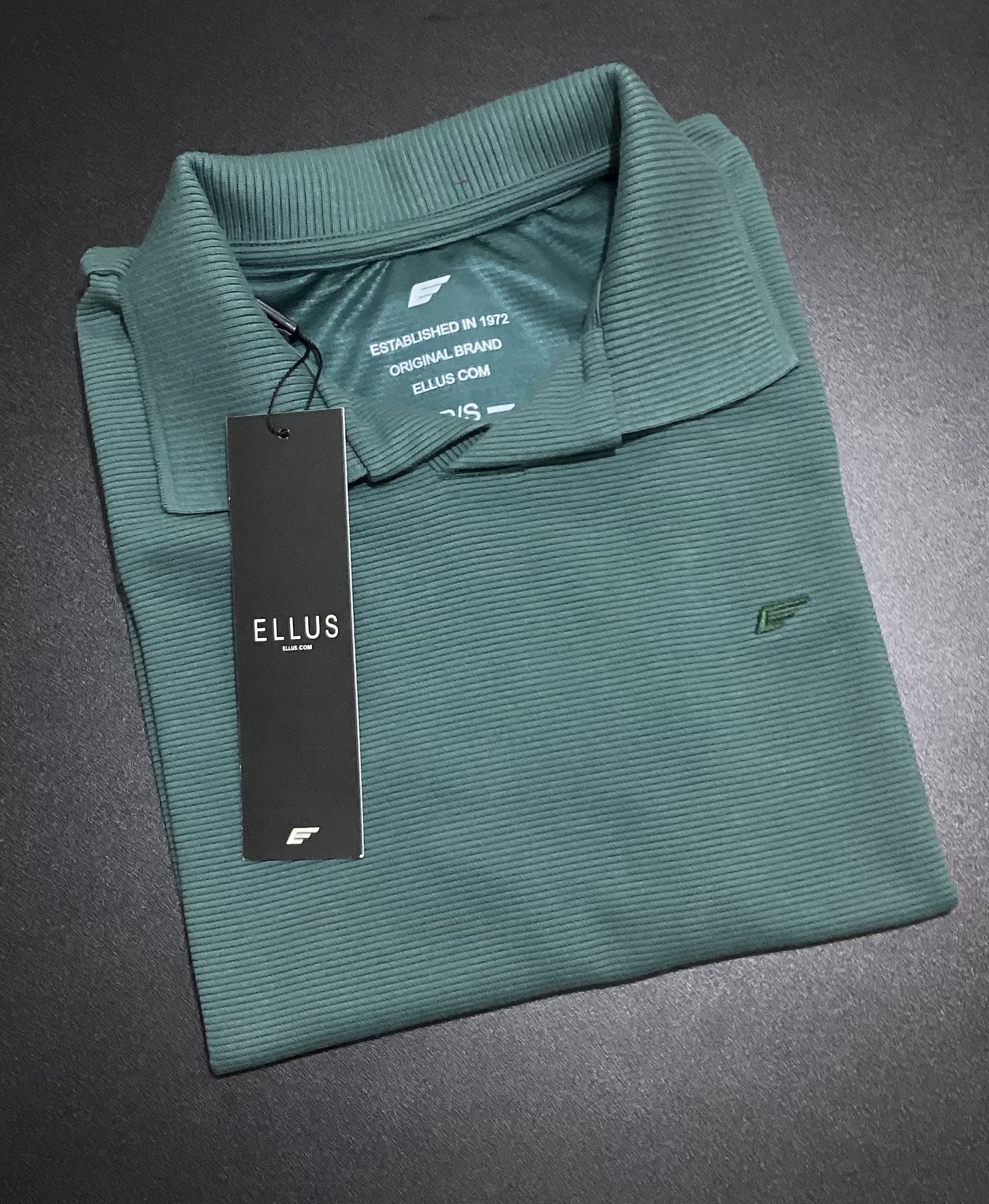 CAMISA POLO GOLA V TEXTURIZADA ELLUS