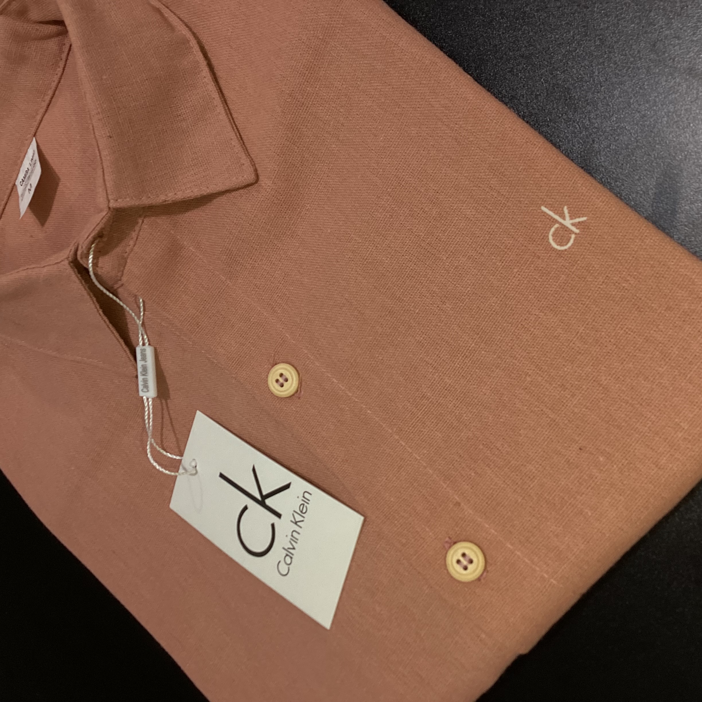 Foto 2 de CAMISA SOCIAL  LINHO CALVIN KLEIN