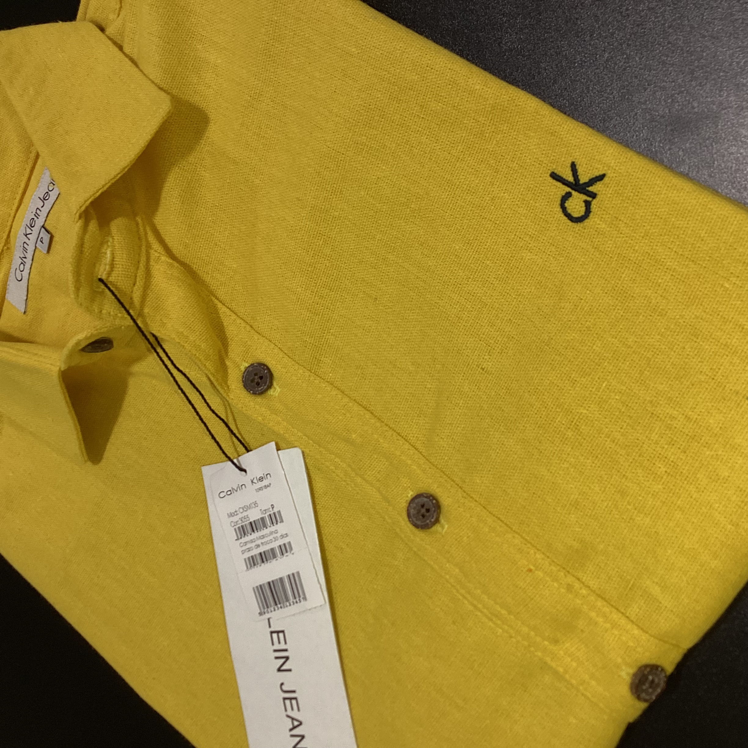 Foto 2 de CAMISA SOCIAL LINHO CALVIN KEIN