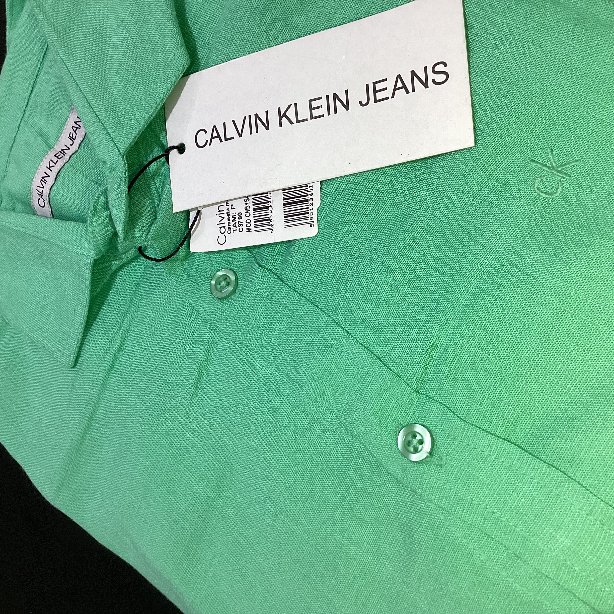 Foto 2 de CAMISA SOCIAL LINHO CALVIN KLEIN