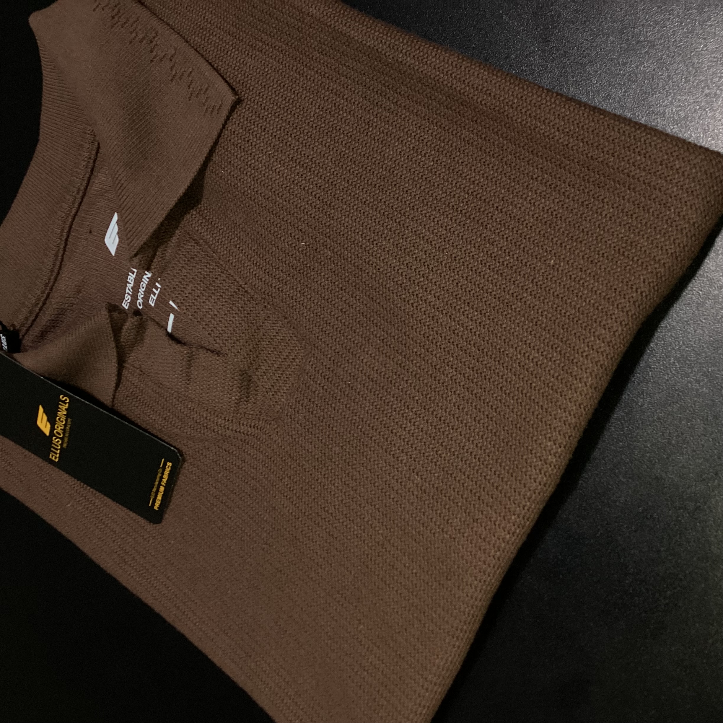 Foto 2 de CAMISA POLO TEXTURIZADA GOLA V ELLUS