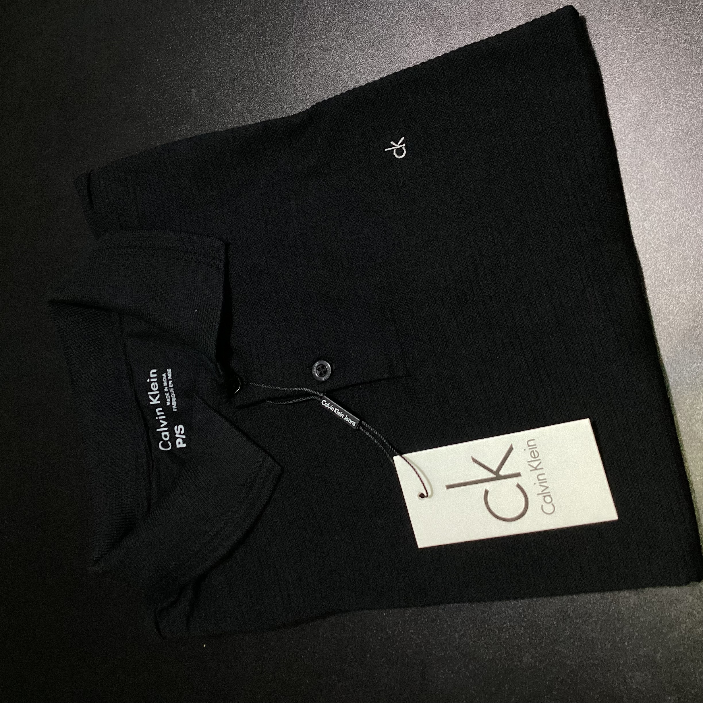 CAMISA POLO TEXTURIZADA GROOVE  CALVIN KLEIN