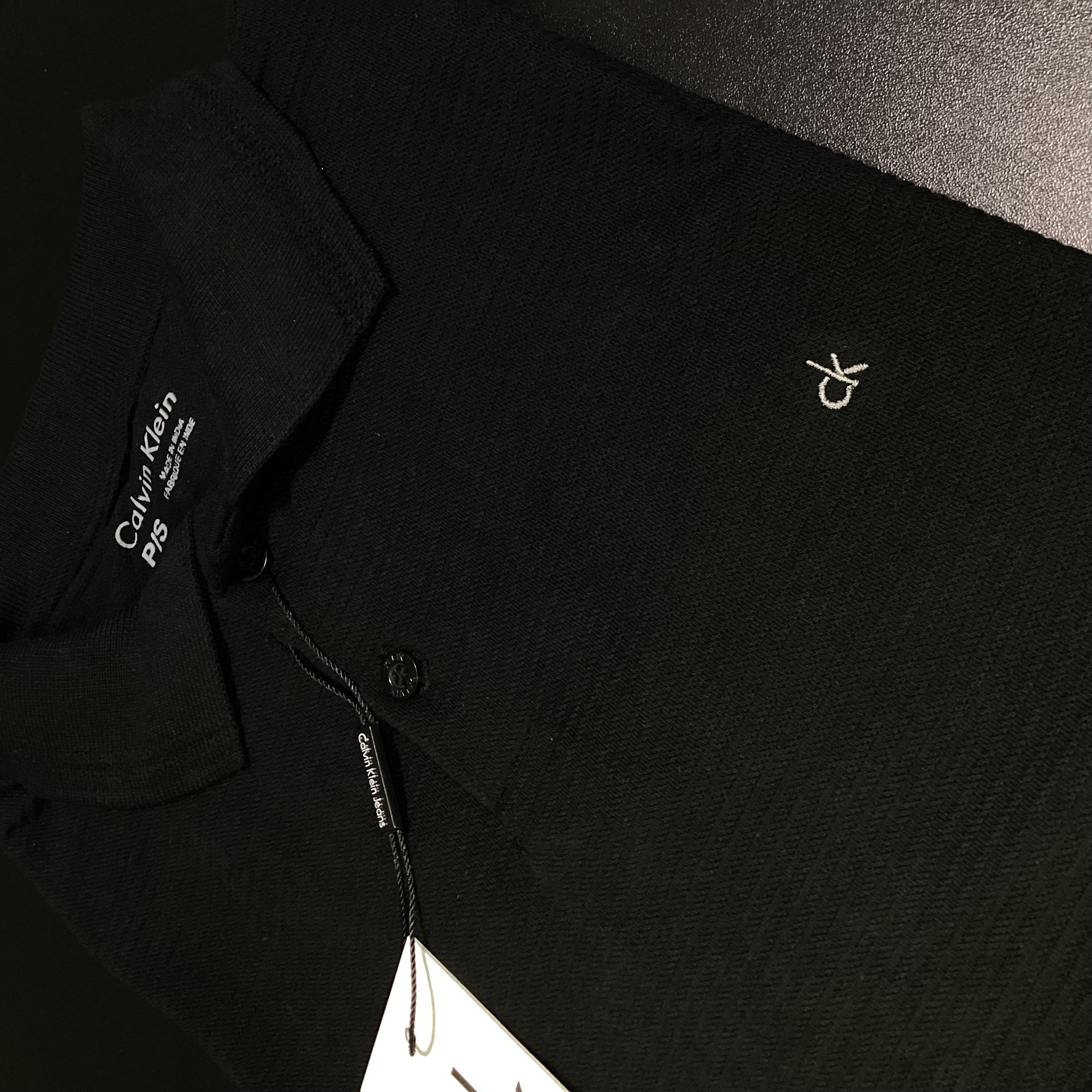 Foto 2 de CAMISA POLO TEXTURIZADA GROOVE  CALVIN KLEIN