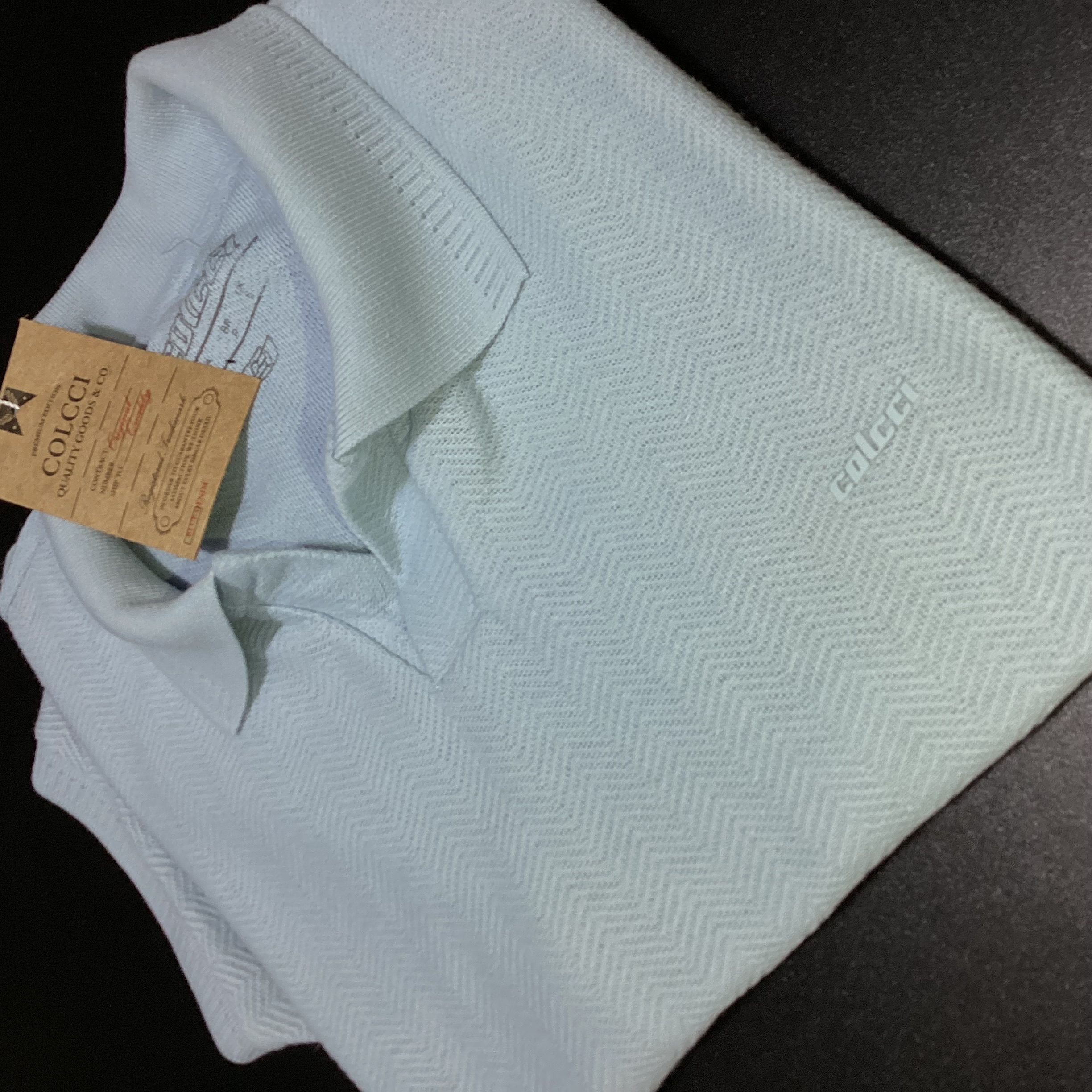 Foto 2 de CAMISA POLO GOLA V TEXTURIZADA COLCCI