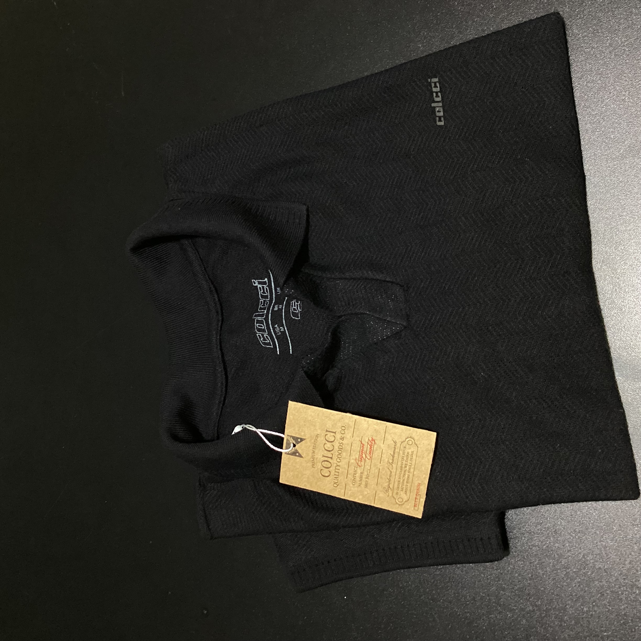 CAMISA POLO GOLA V TEXTURIZADA COLCCI