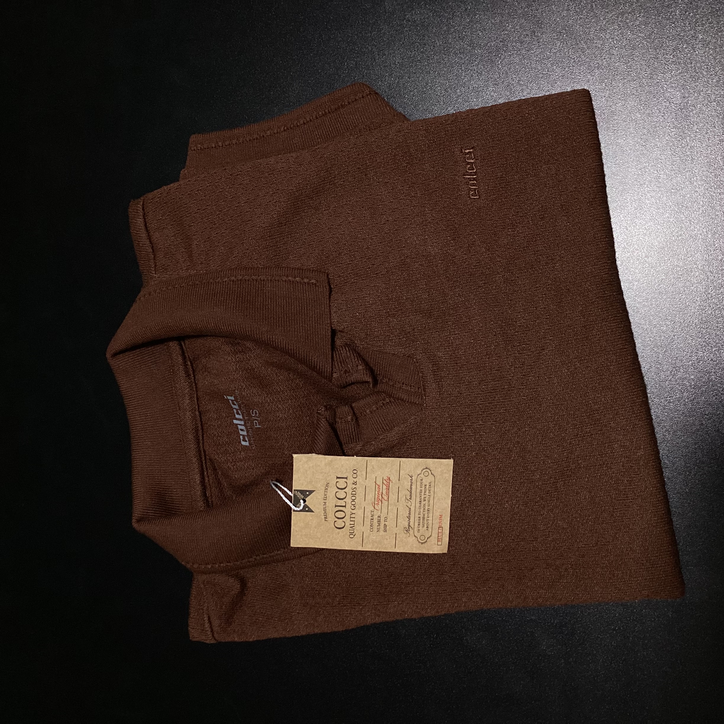 CAMISA POLO GOLA V TEXTURIZADA COLCCI