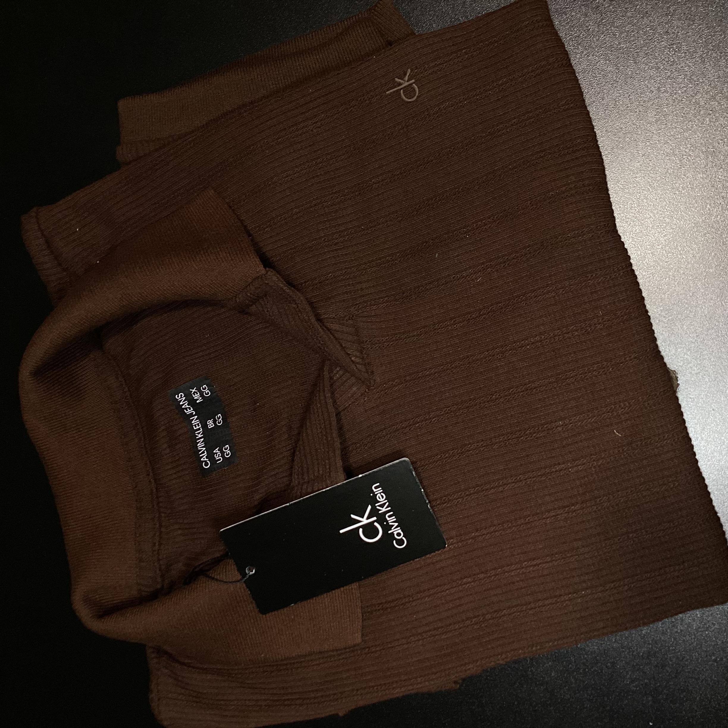 CAMISA POLO GOLA V TEXTURIZADA CALVIN KLEIN