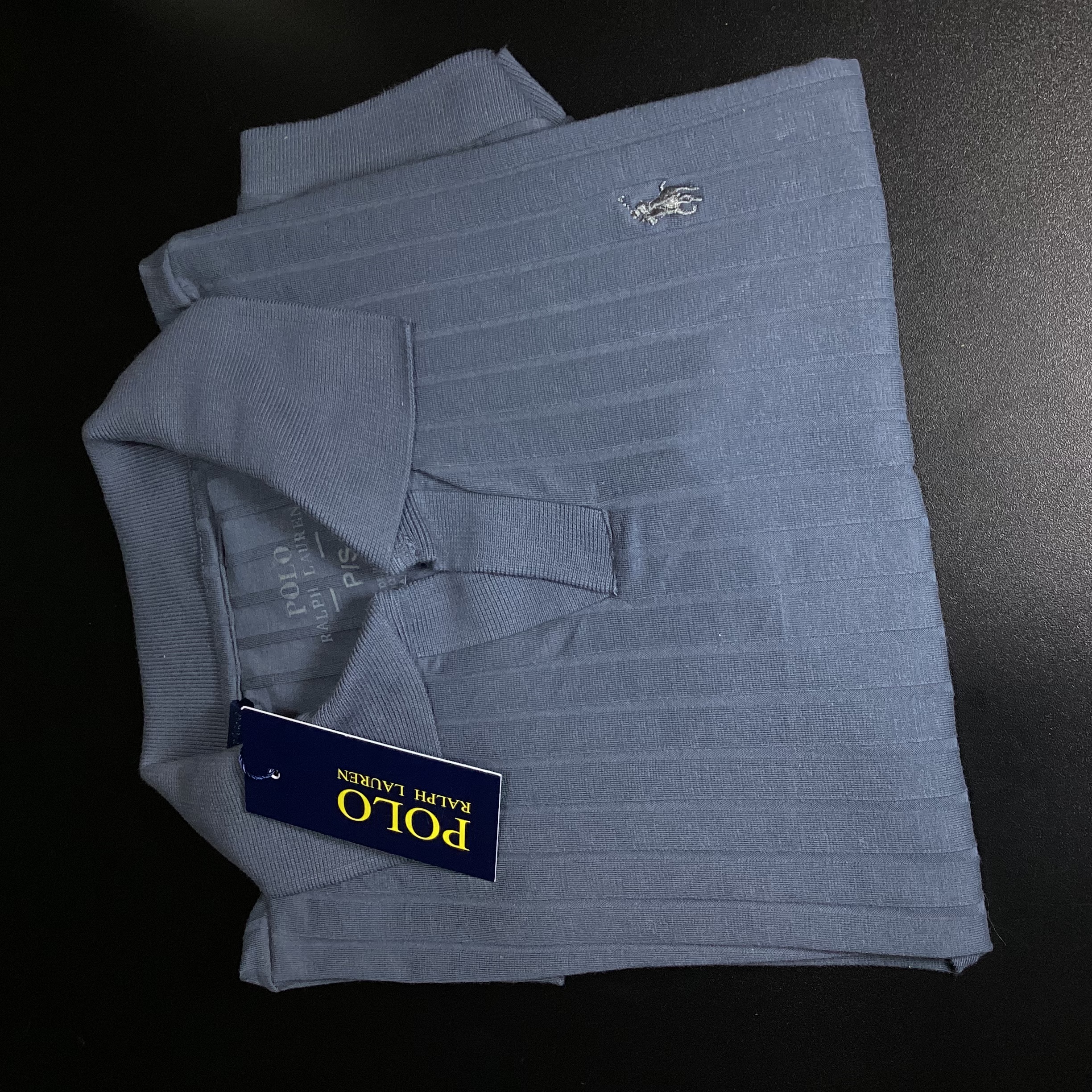 CAMISA POLO TEXTURIZADA GOLA V RALPH LAUREN