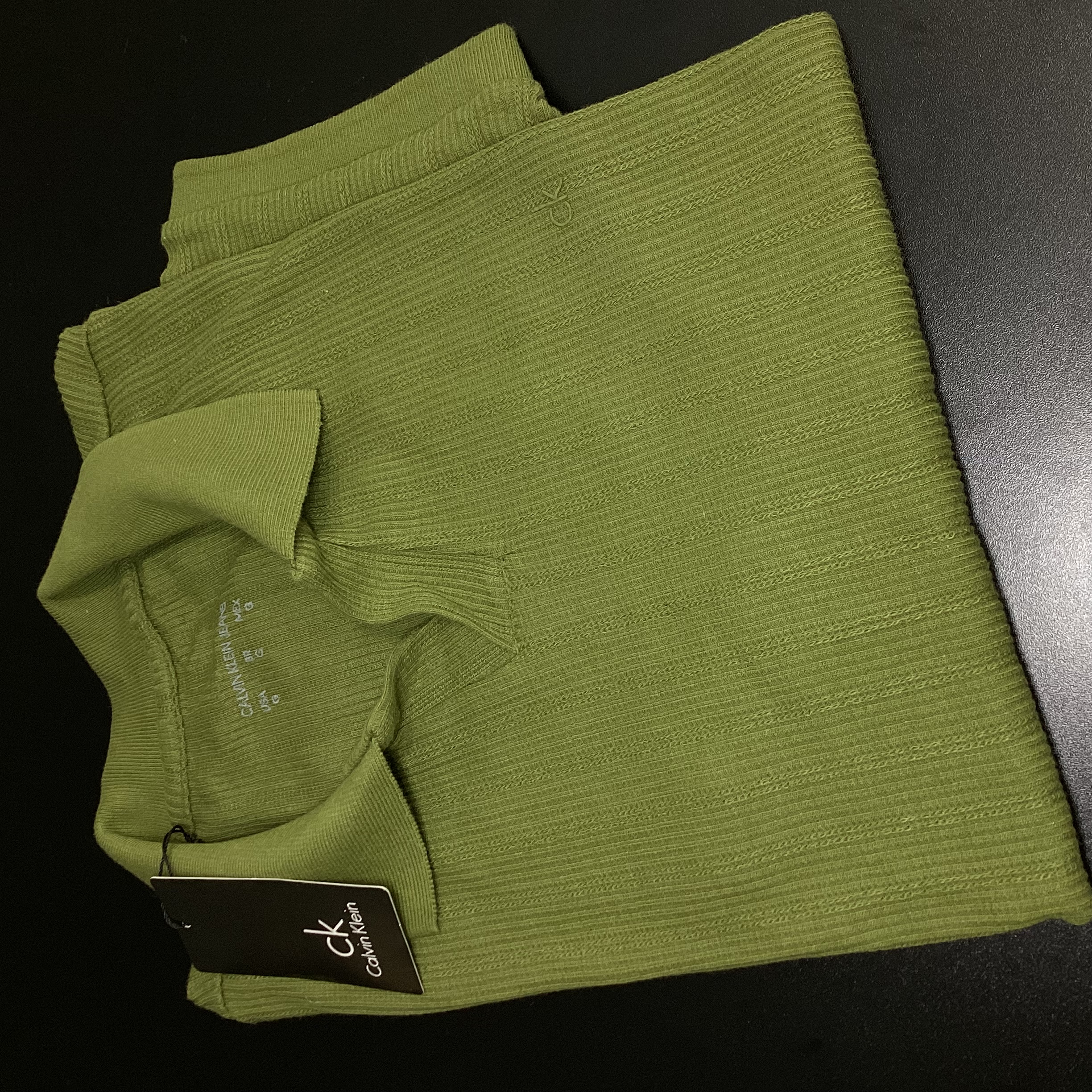 CAMISA POLO TEXTURIZADA GOLA V CALVIN KLEIN