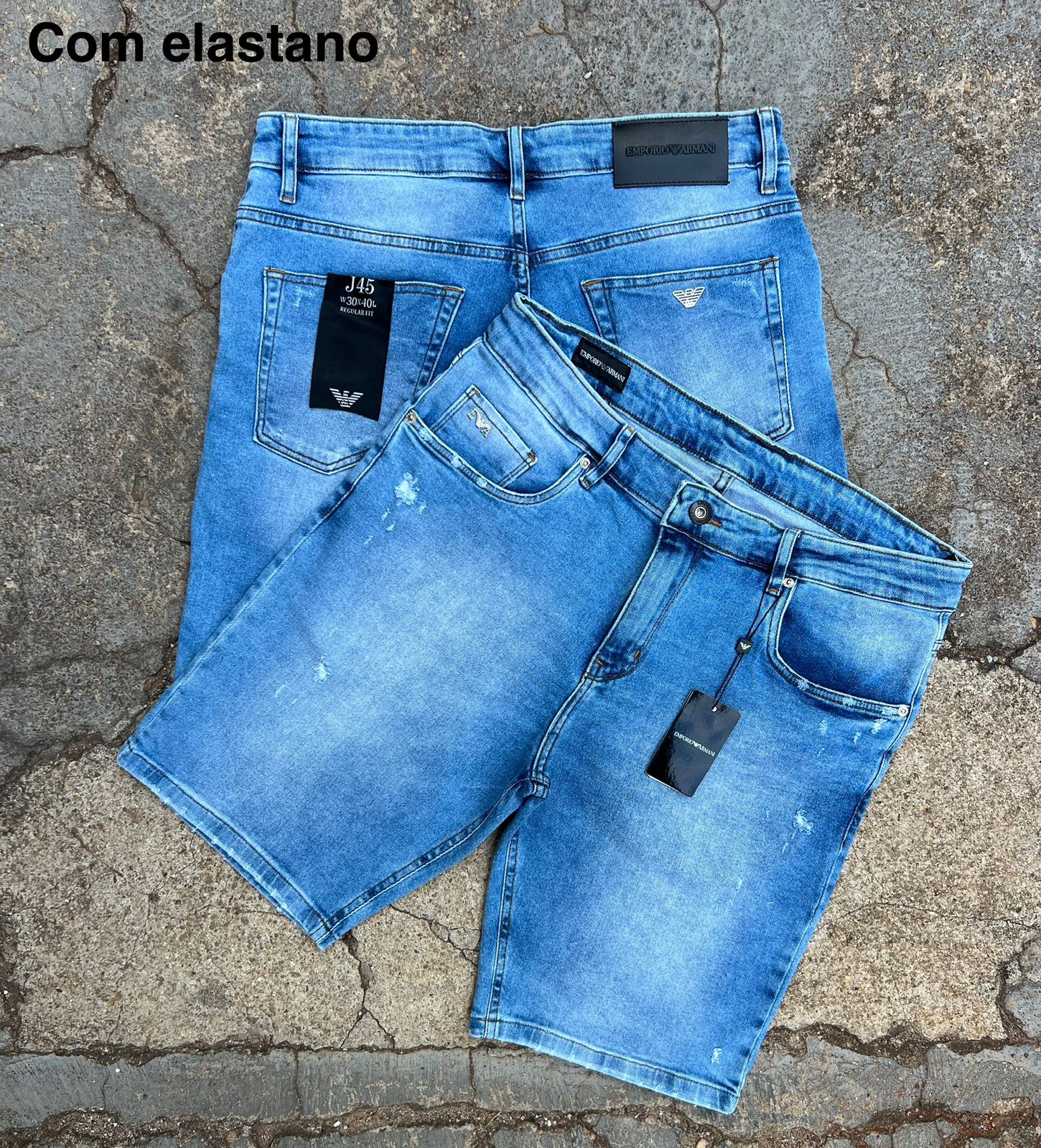 BERMUDA JEANS EMPORIO ARMANI PREMIUM