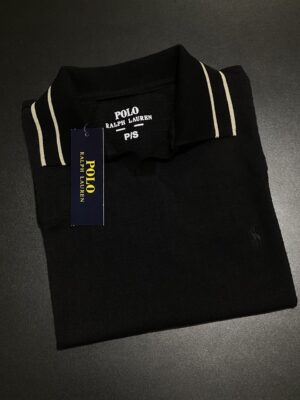 CAMISA POLO GOLA V TEXTURIZADA RALPH LAUREN